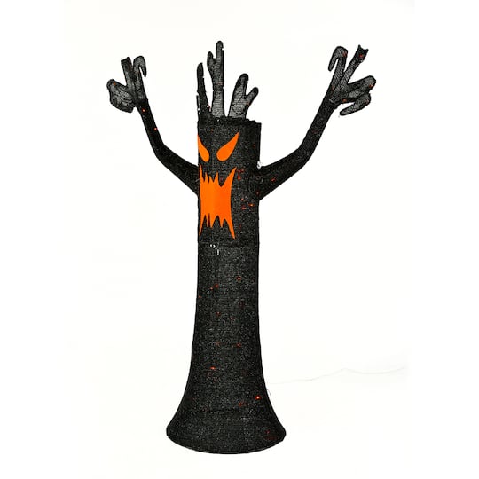 4ft. Pre-Lit Scary Halloween Tree